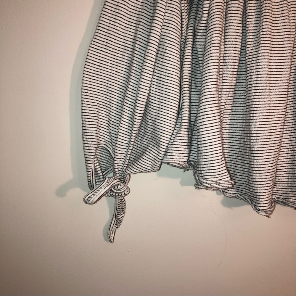 Free people off the shoulder striped Lexington top - Picture 5 of 7